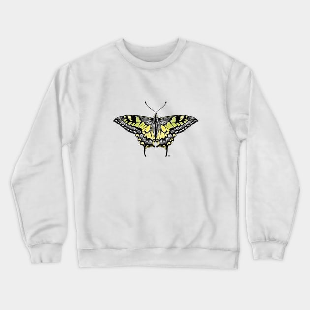 Not so real Butterfly green Crewneck Sweatshirt by VeraAlmeida